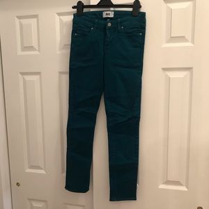Paige - deep sapphire skinny jeans